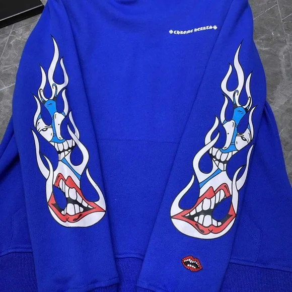 Chrome Hearts MattyBoy Blue Graphic Hoodie - Picture 8 of 8